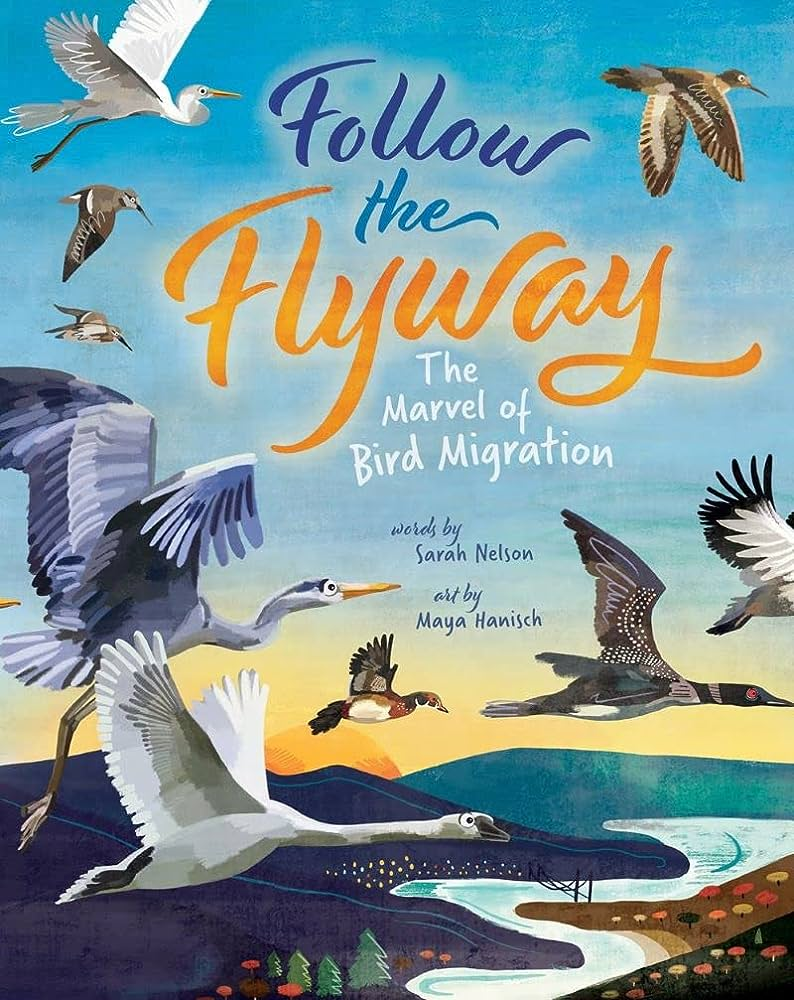 Follow the Flyway: The Marvel of Bird Migration by Sarah Nelson, illustrated by Maya Hanisch